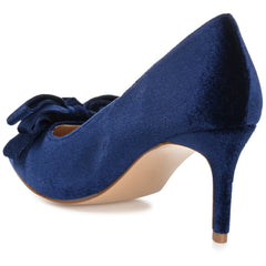 Journee Women's Crystol Medium and Wide Width Evening Pumps