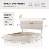 Furniture of America Jacinth Modern Velvet 4-Drawer Full Storage Platform Bed