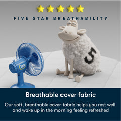 Serta Five Star Mattress Sleep to Go 8" Medium Mattress in a Box - Off-White