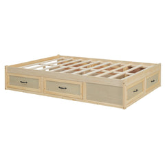 Merax Platform Bed with 6 Storage Drawers