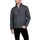 TailorByrd Men's Quilted Quarter Zip Pullover