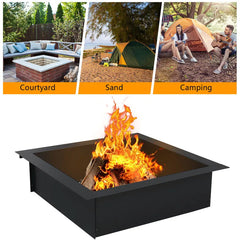 36" Steel Outdoor Wood Burning Fire Ring