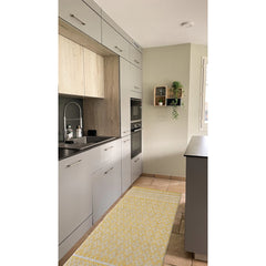 Luxurious Woven Cotton Kitchen Runner Mat Rug - Anti-Fatigue, Anti-Skid, Cushioned - 18''x48''