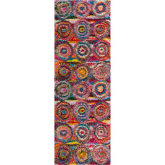 Nuloom Kindra Bohemian Circles Shag Area Rug