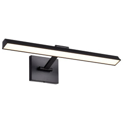 Hazel 2 Foot LED Picture Light 3 CCT Selectable Black Finish Acrylic Lens