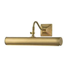 Leo 2 Light Large Picture Light in Aged Brass - 5.5"h x 14"w x 8"d