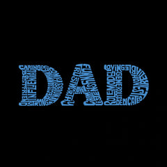 LA Pop Art Men's Premium Blend Word Art T-shirt - Dad