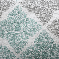 Madison Park Claire Aqua Printed 6-piece Day Bed Cover Set