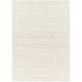Livabliss Melitta Global Stripe Machine Washable Area Rug