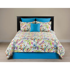 Songbirds linen daybed set tropical birds
