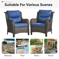 Gymojoy Pillow and Cushion Set Deep Seat Indoor/Outdoor - 25" x 22" x 4"