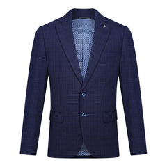 Tahari Slim Fit Plaid Blazer