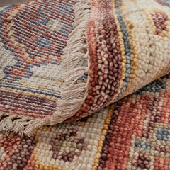 Grand Bazaar Foxboro Hand Knotted Medallion Transitional Area Rug