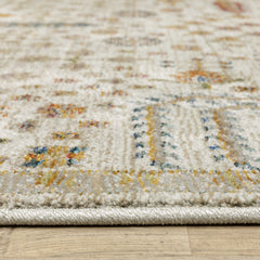 Style Haven Adalynn Ancient Traditions Ivory/Gold Area Rug