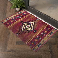 Tribes GC_YLS4002 Red Southwest Area Rug