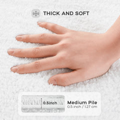 Madison Park Signature Splendor 100-percent Cotton Tufted 3000 GSM Reversible Bath Rug