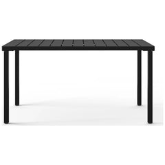 Frond and Form 59 Inch By 35.4 Inch Outdoor Steel Rectangular Dining Table