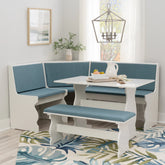 Linon Hannah Breakfast Nook 3-piece Dining Set