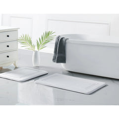 Truly Calm Antimicrobial 2 Pack Memory Foam Bath Rug