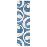 SAFAVIEH Florida Shag Rositha Abstract 1.2-inch Thick Rug
