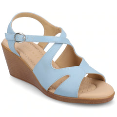 Journee Women's KedzieII Medium and Wide Width Wedge Sandals