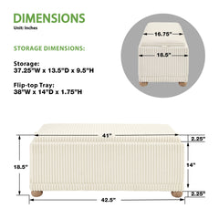 Sahara Storage Bench
