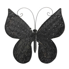 Glitzhome 20"L Metal Butterfly Wall Décor