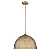 Golden Lighting Shepard 1-light Pendant in Modern Brass and Modern Brass shade - Modern Brass
