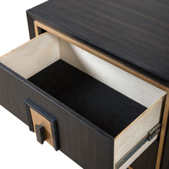 Furniture of America Nyx Modern Espresso Solid Wood Nightstand (Set of 2)