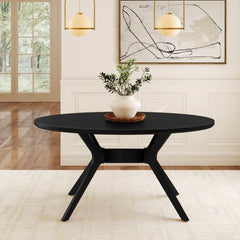 Solid Wood Oval 62" Dining Table