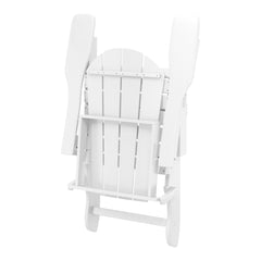 Laguna Fade Resistant All Weather Outdoor Patio Folding Adirondack Chair