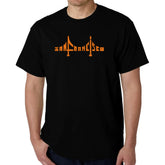 LA Pop Art Men's Word Art T-shirt - San Francisco Bridge
