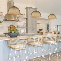 Golden Lighting Shepard 1-light Pendant in Modern Brass and Modern Brass shade - Modern Brass