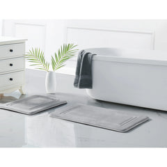 Truly Calm Antimicrobial 2 Pack Memory Foam Bath Rug