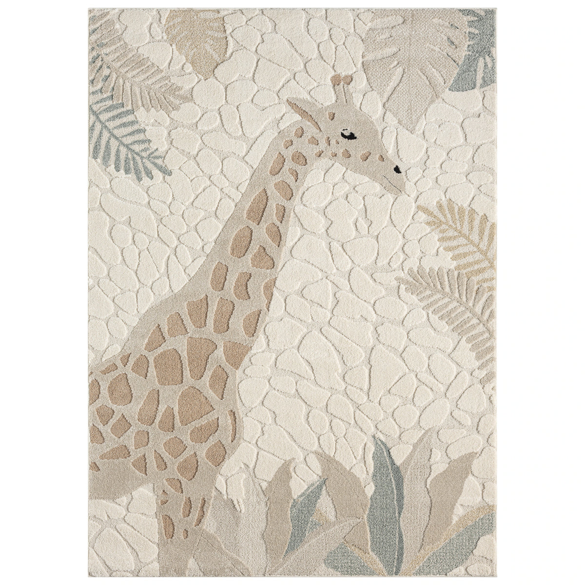 TOWN & COUNTRY PLAY Jungle Giraffe Kids Area Rug