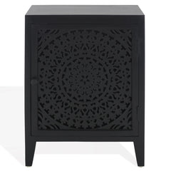 SAFAVIEH Shyann Single-Door Carved Nightstand