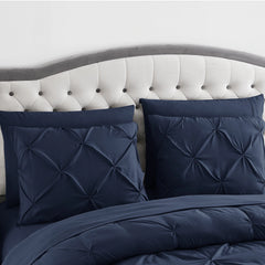 Sweet Home Collection 8 Piece Pinch Pleated Bed In a Bag All Season Complete Set