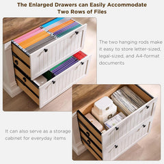 Rustic Wood File Cabinet , Filing Cabinet for Home Office, Living Room