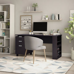 Morr Modern Espresso 59-inch Wood 2-Drawer Computer Desk by Furniture of America