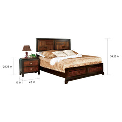 Furniture of America Figh Contemporary Walnut 4-piece Bedroom Set