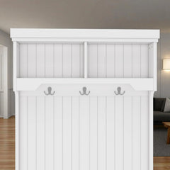 Hall Tree with Shoe Storage Bench, Coat Rack with Hooks, Entryway Organizer, 35.4 x 17 x 64.4 in, 4-in-1 Design