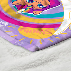 Hasbro My Little Pony Silk Touch Sherpa Throw Blanket