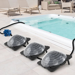 Gymax 3PCS Colar Dome Heater w/ Transparent Cover Black Heating Coil
