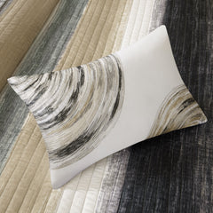 Madison Park Essentials Barret Quilt Set with Cotton Bed Sheets