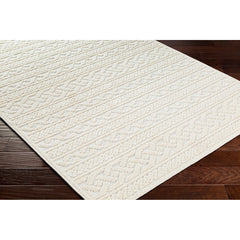 Livabliss Melitta Global Stripe Machine Washable Area Rug