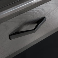Grey Corner 1 Drawer Metal Computer/Writing Desk