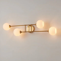 KAWOTI 4-Light Dimmable Large Armed Wall Sconce - W35.75" * H6.75"