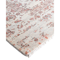 Ikat One-of-a-Kind Hand-Knotted Area Rug - Gray, 8' 1" x 10' 1" - 8' 1" x 10' 1"