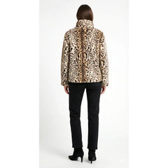 Rebecca Minkoff Cheetah Print Faux Fur Coat