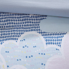 Intelligent Design Kids Cloud Blue Cotton 5-piece Duvet Cover Set